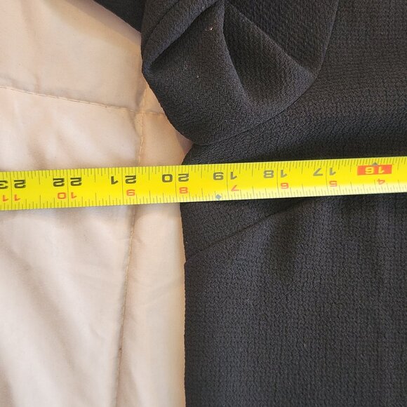 MADEWELL et SEZANE Colette Blouse Gold Buttons Black Top Shirt - Picture 6 of 11